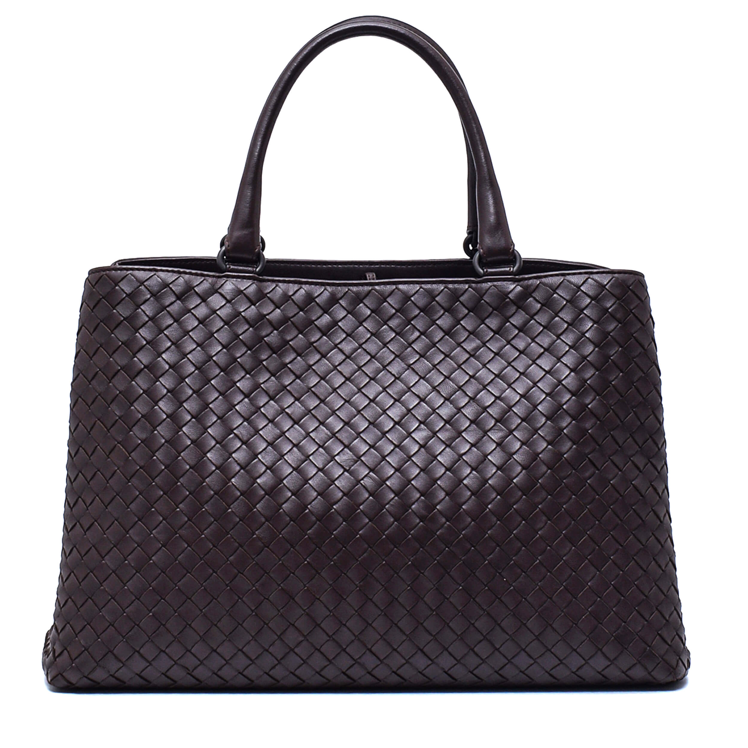 Bottega Veneta - Brown Intrecciato Nappa Leather Fourre Tout Bag